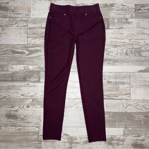 Michael Kors Plum Burgundy Skinny Stretch Pants Women’s Size S